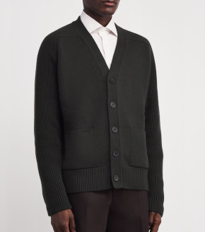 Johnstons Of Elgin Cashmere Ribbed Cardigan 2