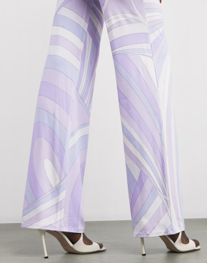PUCCI Satin Straight Trousers 3