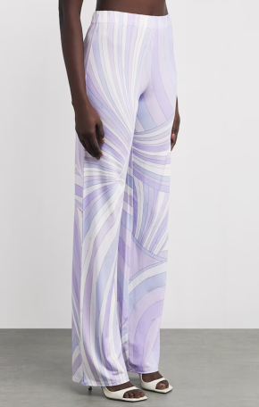 PUCCI Satin Straight Trousers 2