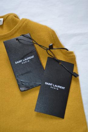 Saint Laurent Saffron Yellow Bodysuit 2