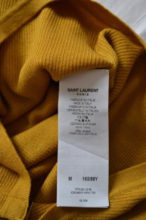 Saint Laurent Saffron Yellow Bodysuit 5