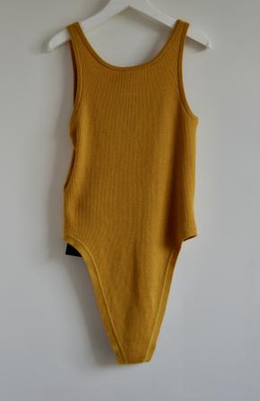 Saint Laurent Saffron Yellow Bodysuit 3