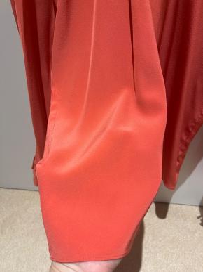 Chanel Orange Silk Blouse 2020 9