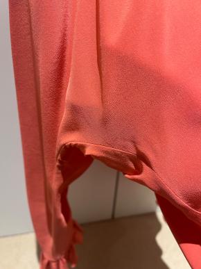 Chanel Orange Silk Blouse 2020 11
