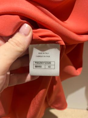Chanel Orange Silk Blouse 2020 17