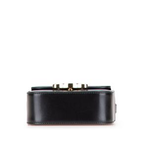 Celine Black Mini Shiny Calfskin Triomphe Crossbody 3