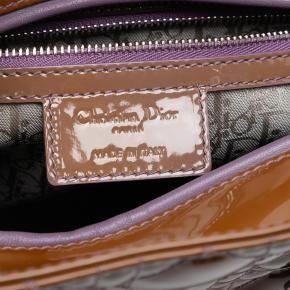 Dior Tan Large Patent Cannage Lady Dior 5