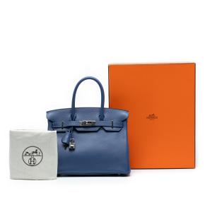Hermes Bleu de Malte  Birkin Retourne 30 3