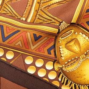 Hermes L'Or des Chefs Silk Scarf 90 7