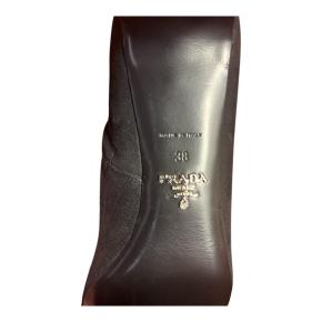 Prada Black Heeled Ankle Boots 5