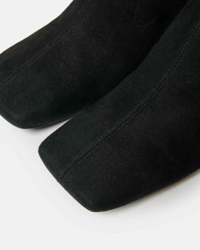 Prada Black Heeled Ankle Boots 8