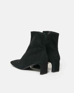 Prada Black Heeled Ankle Boots 3