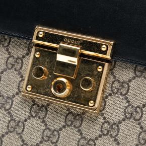 Gucci Multi Small GG Supreme Padlock Satchel 6