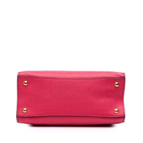 Prada Pink Saffiano Soft Triple Pocket Tote 3