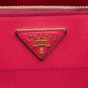 Prada Pink Saffiano Soft Triple Pocket Tote 5