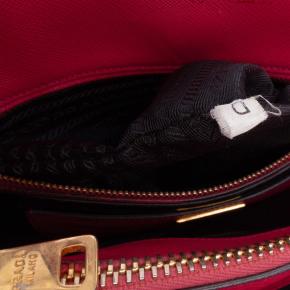 Prada Pink Saffiano Soft Triple Pocket Tote 6