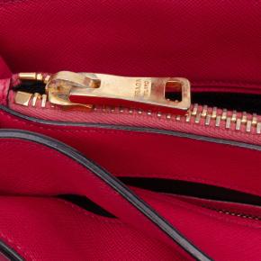 Prada Pink Saffiano Soft Triple Pocket Tote 8
