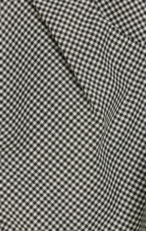 Róhe Ivory Virgin Wool-Blend Gingham Top 3