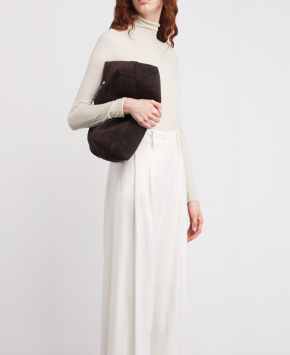 Colombo White Kid Wool Rollneck Sweater 4