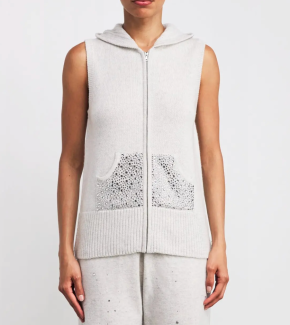 William Sharp Swarovski Crystal-Embellished Sweater Vest 4