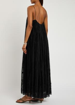 Toteme Floral-Embroidered tulle Maxi Dress 5