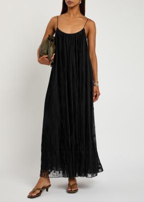 Toteme Floral-Embroidered tulle Maxi Dress 4