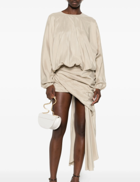 Christopher Esber Draped Silk Dress 3