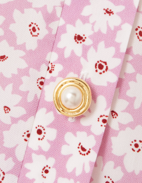 Alessandra Rich Floral Print Midi Dress 3