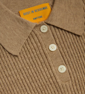 Guest In Residence Cashmere Shrunken Polo Shirt 2