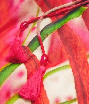 Tory Burch Silk-Cotton Lily Print Midi Dress 6