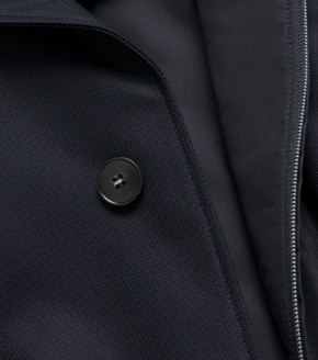 Canali Detachable Hood Overcoat 5