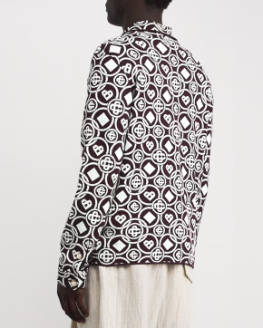 Casablanca Cotton Monogram Relaxed Shirt 2