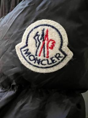 MONCLER Black Hermine Hooded Puffer Jacket 8