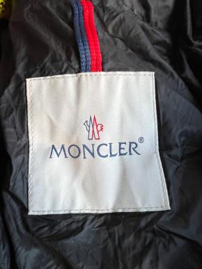 MONCLER Black Hermine Hooded Puffer Jacket 4