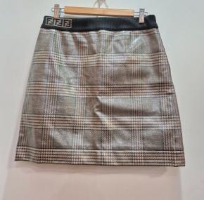 Fendi Coated Checked Mini Skirt 2