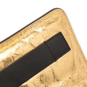 Chanel Gold Metallic Lambskin Je Ne Suis Pas En Solde Clutch 11