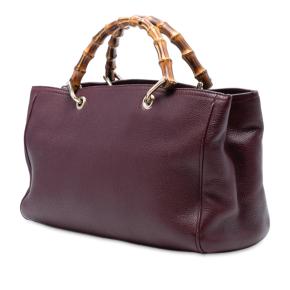 Gucci Medium Calfskin Bamboo Shopper Satchel 2