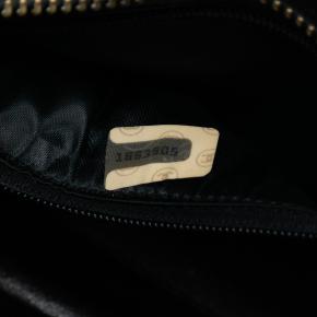 Chanel Black Chevron Velvet CC Stones Crossbody 6