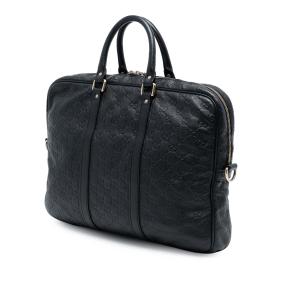 Gucci Black Guccissima Business Bag 3