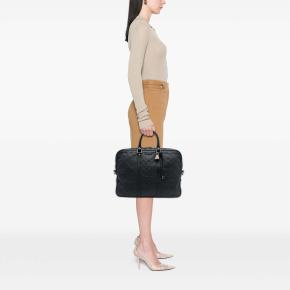 Gucci Black Guccissima Business Bag 2