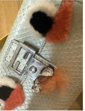 Fendi Python Micro Baguette Bag 5