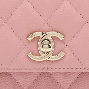 Chanel Pink Extra Mini Quilted Caviar Coco Top Handle Bag 5