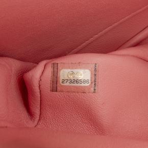 Chanel Pink Medium Classic Boucle Tweed Double Flap 6