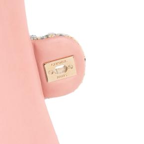 Chanel Pink Medium Classic Boucle Tweed Double Flap 7