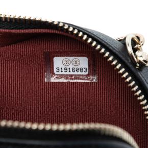 Chanel Black Mini Lambskin CC in Love Heart Crossbody 6