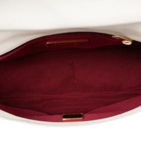 Chanel White Medium Lambskin 19 Flap 4