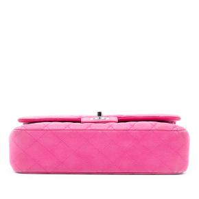 Chanel Pink Medium Classic Caviar Double Flap 3