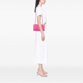 Chanel Pink Medium Classic Caviar Double Flap 7