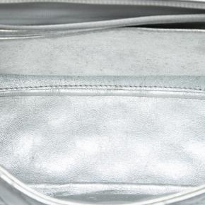 Chanel Silver Jumbo Classic Metallic Lambskin Single Flap 5
