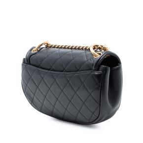 Chanel Black Small Quilted Calfskin Underline Flap 3